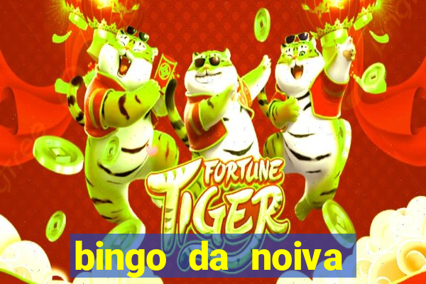 bingo da noiva para imprimir